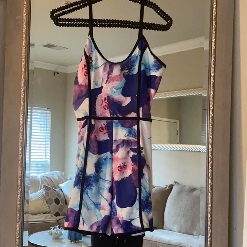 ✨NWOT floral shorts romper✨